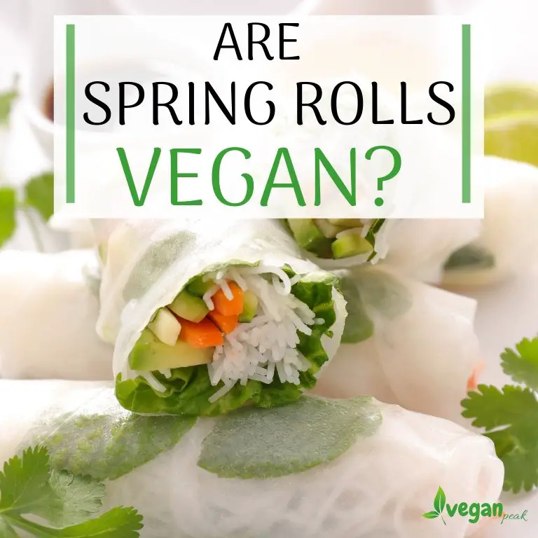 are spring rolls vegan