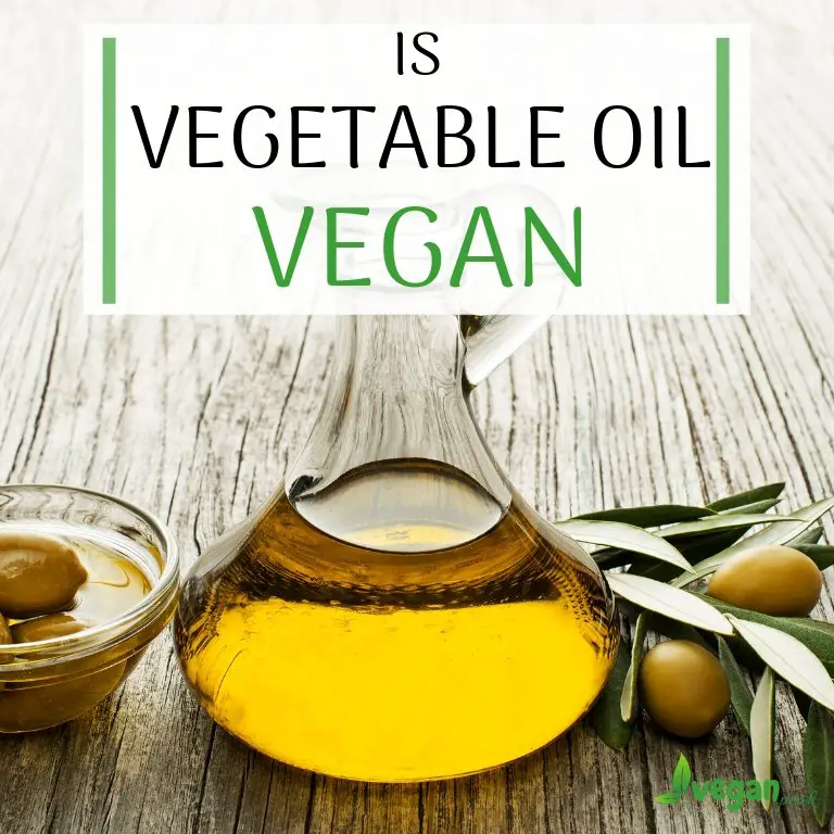 is vegetable oil vegan